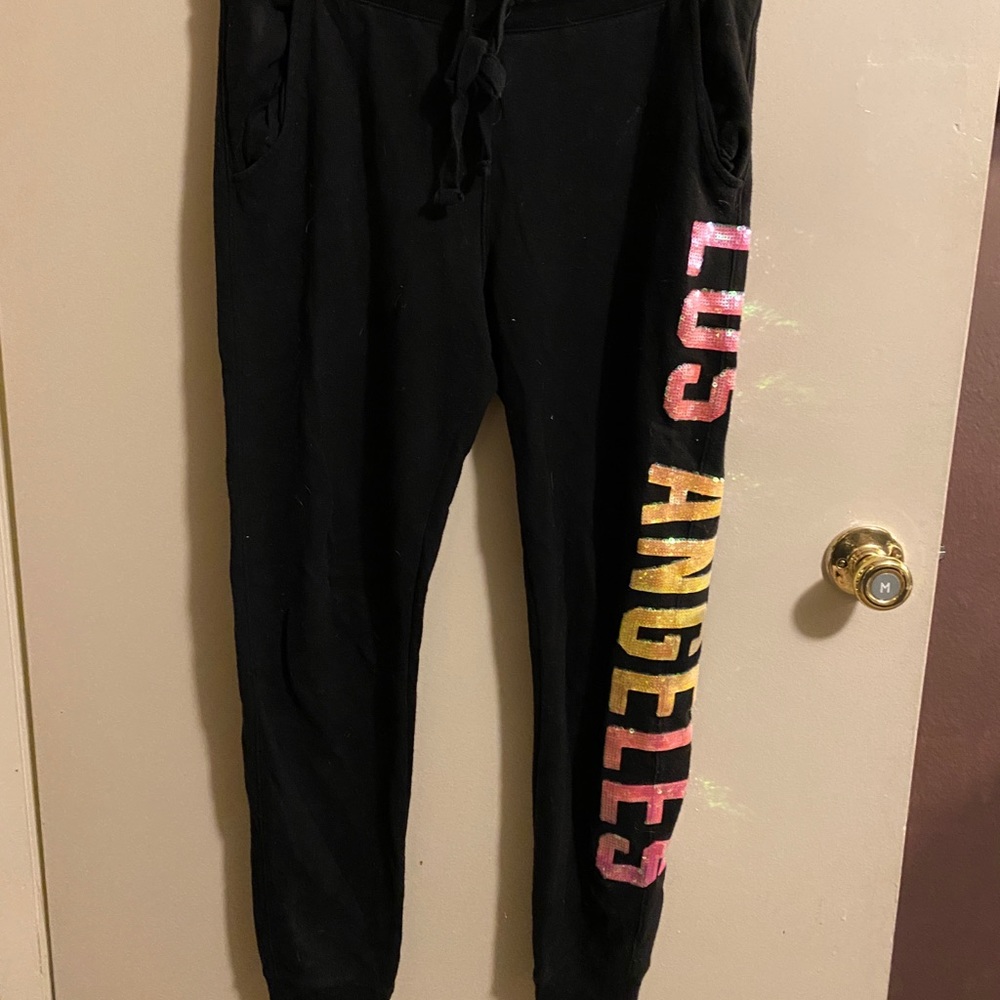 VS PINK • sequined sweat pants